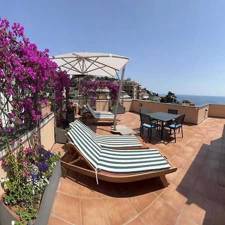 Attico San Faustino: Beachfront Villa with Panoramic Sea Views Rapallo Exterior photo